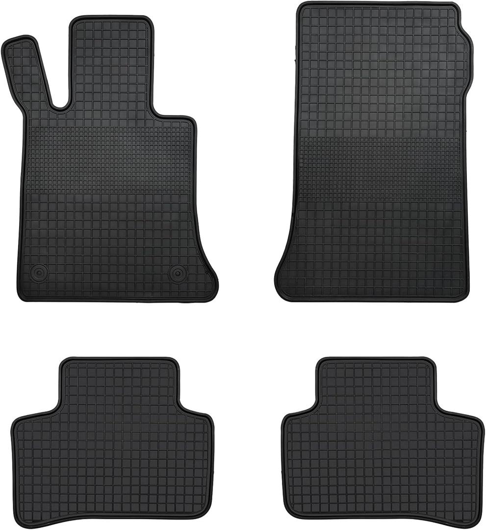 Car Floor Mats Custom Fit for Mercedes Benz GLK 350 2010-2015 Black Rubber All Weather Protection Auto Floor Liners Heavy Duty Odorless Car Floor Mats Custom Fit for Mercedes Benz GLK 350 2010-2015 Black Rubber All Weather Protection Auto Floor Liners Heavy Duty Odorless