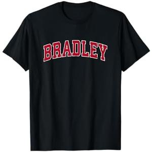 Bradley Illinois IL Vintage Sports Design Red Design T-Shirt 2T