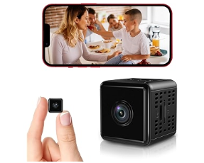 Smilephil Hidden Camera,1080P WiFi Spy Camera - with Night Vision & Motion Detection, Wireless Indoor Security Camera for Pet/Baby/Nanny, App Live Feed, Smallest Smart for Home Monitoring