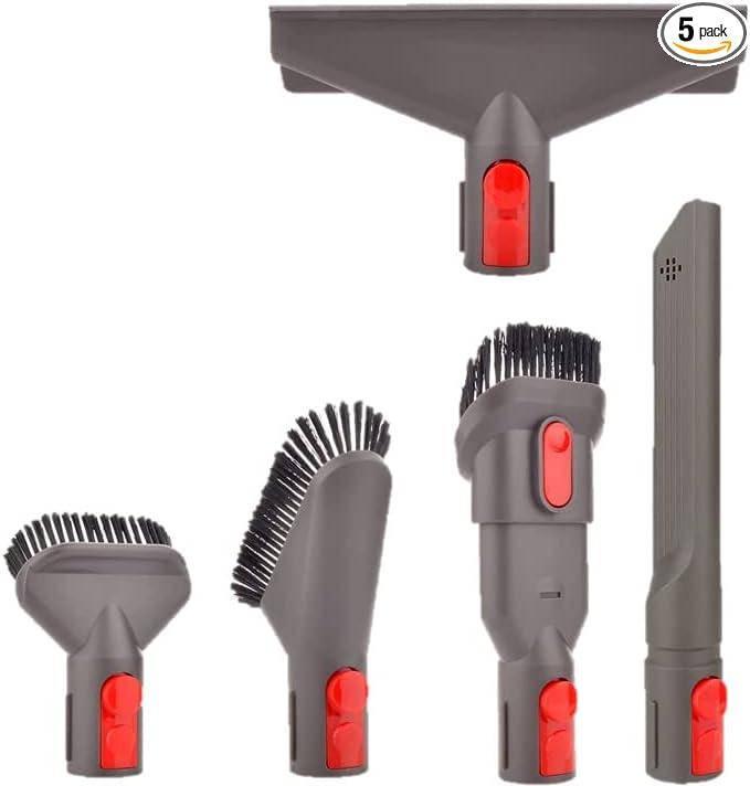 Accessory Tool Kit Attachment Set for Dyson V7 V8 V10 V11 V12 V15 SV10 SV11 Absolute Animal Motorhead Cyclone Fluffy Mattress Outsize Vacuum Cleaner Accessories Bundle Replacement Brush Tools