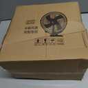 10-Inch Silver Cigarette Lighter Fan, Two-Speed Adjustment, 360-Degree Rotation, Clip-On Design 12 Volt Fan, Perfect for Cars, Trucks, RVs and More (Cord Length 6.56FT)