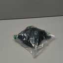 SHENHE Women's Cheeky Two Piece String Bikini Set Shell Ring Ruched Brazilian Thong Swimsuits (S, Black)