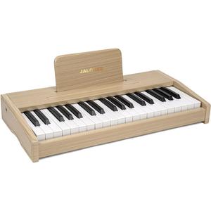 Kids Piano Keyboard, Digital Piano for Kids, Music Educational Instrument Toy, Wood Toy for 3+ Girls and Boys (Oak, 37 Keys)