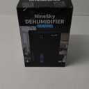 NineSky Dehumidifiers for Home, 95 OZ Water Tank, (1000 sq.ft) Dehumidifiers for Bathroom Bedroom Basement with Auto Shut Off,7 Colors LED Light(Black)