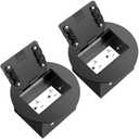 Vagueior Recessed Floor Electrical Outlet Kit, Circular Hidden Duplex 20A Tamper-Resistant Receptacle Outlet Waterproof Electrical Outlet Covcer Box, UL Certified,Silver 1Pack