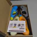 Butane Lighter, 4pcs Refillable Long Flame Lighter for BBQ Candle(No Butane Inside) (Blue)