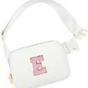 Birthday Gifts for 4 5 6 7 8 9 10 11 12 13 Year Old Girls,Gifts for Teens Kids Daughter Sister Her,Two Way Zipper Crossbody Bag Fanny Pack Belt Bag Cute Trendy Stuff - Cream,E