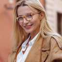 JOLISU 5 Pack Reading Glasses For Women - Stylish Blue Light Blocking Readers -Womens Men Spring Hinge Eyeglasses (1.25)