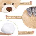Toys Studio 5ft Giant Teddy Bear Large Stuffed Bear for Kids, 59 inch Plush Bear Stuffed Animal Lifesize Bear for Baby Shower Decoration Christmas Valentine's Day for Girlfriend, Cream