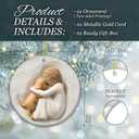 6 x Girl Hugging Dog Ornament  Pet Memorial Ornament for Dog Lovers  Rustic Printed Keepsake of Girl with Puppy  Sympathy Gift, Pet Loss Remembrance, Christmas Tree Hanging Dcor 2025