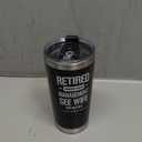 Breezy Valley Retirement Gifts for Men, Retirement Gifts Cup Tumbler, Funny Retired Gift for Boss Husband Dad Friends, Retire Gift Ideas Coffee Tumbler Cup