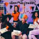 100 Pcs Halloween Makeup Cosmetic Bag Bulk PVC You Have Been Booed Bag Halloween Boo Basket Stuffer Item Ghost Party Favor Toiletry Travel Pouch with Zipper for Candy Goodie Birthday Gift Accessory