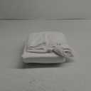 Bedsure White Oversized King Duvet Cover - 3 Pieces Prewashed Cotton-Like Extra Soft Bedding Set, Includes 1 Duvet Cover 120x98 Inches with Zipper Closure & 2 Pillow Shams, Comforter Not Included