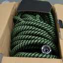 Garden Hose, Flexible Ultra Lightweight Durable, Kink-Free Water Hose with 10 Function Sprayer - Non-Shrinking, Easy to Store, All-Weather, High-Pressure (100 FT)