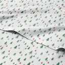 Twin XL Christmas Trees Sheet Set - Holiday Xmas Pattern Bedding Set - Deep Pockets - Snug Fit - 3 Piece - Wrinkle Free - Comfy & Cooling Festive Winter - Holiday Sheets for Women, Men, Kids & Teens