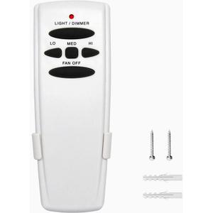 Hampton Bay Hunter Ceiling Fan Remote Control Replacement for FanHD HD5 UC7078T RR7079T L3H2010FANHD L3H2014FANHD,3-Speed with Light Dimmer,with Wall Mount