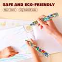 rokt&razo Multicolor Crazy Giant Crayon Pack, 2PC, 8 inches Long, Perfect for Arts and Crafts Projects, Jumbo Crayons, Huge Kids Crayons