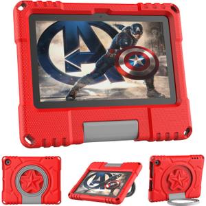 Lainergie Kids for Tablet, Shockproof Kid-Proof Cover for TabletRed