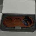 58mm Espresso Tamper Station Rosewood KNODOS Espresso Machine Accessories For Coffee Bar Wooden Coffee Tamping Box and Portafilter Holder (Classic)