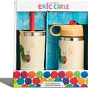 Hydro Flask Kids Water Bottle and Tumbler Bundle Set for School - Stainless Steel and Insulated with Straw Cap - 12 Oz World of Eric Carle Caterpillar