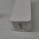 Cable Management Box, 2 Pack Large & Medium Cable Organizer Box with 17 PCS Cable Management Set, Cord Organizer Box to Hide Surge Protector on Desk or Floor (White)