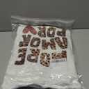 GORGLITTER Women's Leopard Cheetah Printed Y2K Street Wear Vintage Hoodie Fall Animal Long Sleeve Hooded Sweatshirts (Light Grey), S