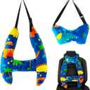 H-Shape Car Seat Pillow for Kids, Kids Car Pillows for Sleeping Portable Travel Pillow,Children Vehicle Sleeping Head Support, Neck Rest Car Seat Pillow Adjustable Neck Pillows for Long Trips