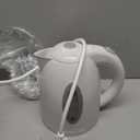 OVENTE Electric Kettle, 1.7L Fast Boiling Water Heater for Coffee or Tea, BPA Free with Water Level Gauge, Auto Shut-Off, Boil-Dry Protection, Indicator Light and Removable Filter, White KP72W