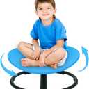 Sensory Chair for Kids Spinning Chair Training Body Coordination Sit and Spin Sensory Toys for Kids with Autism & ADHD Autism Sensory Products Toys for Ages 2-4 Birthday Gifts for Kid Daughter Son (Blue - soothe Anxiety)