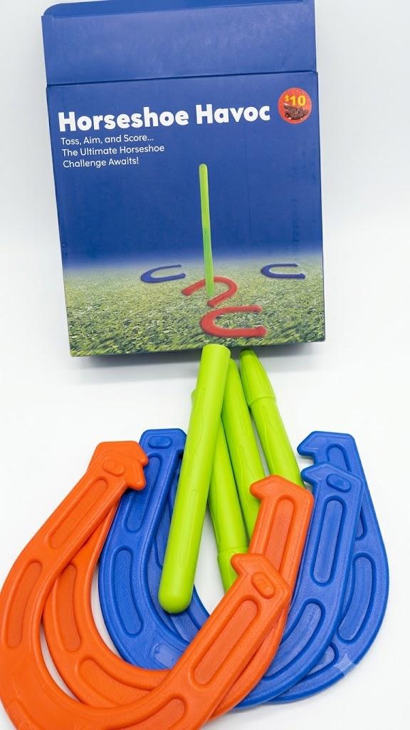 2 x Plastic Horseshoe Game