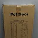 3-Flap Dog Door, Large Doggy Door, Doggie Door for Install in Interior and Exterior Doors or Wall, Insulation Layer, 2 Magnetic Flaps, Closing Panel, Never Rust, for Pet Up to 100lb (Large)