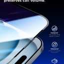 MAGIC JOHN 2 Pack for iPhone 15 Tempered Glass Screen Protector 6.1 inch [Not Max], Auto Dust-Elimination Installation, Bubble Free, Dynamic Island Compatible, HD Clear, Easy Installation