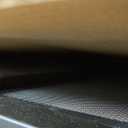 35" x 27" Single Panel Fireplace Screen with Magnetic Doors - Flat Fireplace Screens Stand Alone, Black Wrought Iron Spark Guard Mesh Cover, Arched Freestanding Gate for Indoor Living Room