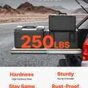 VEVOR Heavy Duty Drawer Slides 20inch, 1 Pair Locking Drawer Slides 250lbs Load Capacity, Side Mount Ball Bearing, 3-Fold Full Extension