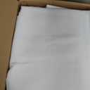 Fitable White Table Clothes for Rectangle Tables, 6 Pack  90 x 132 Inch  Reusable and Elegant Tablecloths, Polyester Fabric Table Covers for Wedding, Party, Banquet, Formal Events