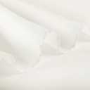 Ascoza 2pack 120 Inch Ivory Round Tablecloth in Polyester Fabric for Wedding/Banquet/Restaurant/Parties
