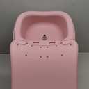 Adjustable Children Shampoo Chair for 3-10 Year Old Bathing Seat Tub Collapsible with Prevent Wet Clothes Design (pink-basin)