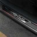 GZBFTDH Door Sill Trim Plates Protector Accessories for Toyota Corolla Cross 4PCS Set 2022 2023 2024 2025