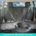 Meginc Dog Seat Covers for Tesla Model Y Back Seat Cover for Kids, Heavy Duty Bench Seat Cover with Headrest for Model Y, Non Slip Waterproof Durable Custom Fit Back Seat Covers for 2020-2025 Model y