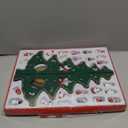 ZEEYUAN 2025 Christmas Tree Vacation Advent Calendar Decoration, 24 Days Xmas Tree Countdown Calendars Home Tabletop Decor, 2025 Christmas Advent Countdown Calendar Xmas Gifts for Kids Girls Boys