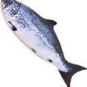 31.5 Inch Simulation Fish Plush Toy Pillow Soft Fish Cushion Pillow Stuffed Animal Toy for Cat Pets or Kids Birthday Gifts