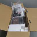 Vinyl Record Player with Speakers Vintage Turntable for Vinyls Records Belt-Driven Turn Table Support 3-Speed, Wireless Playback, Headphone, AUX-in, RCA Line LP Phonograph for Sound Enjoyment Black