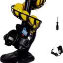 Upgraded Electronic Baseball Pitching Machine with Tripod/8 Balls for Youth - Adjustable Angles & Speeds,AC Powered & Battery PoweredIdeal for Beginner Batting & Fielding Training