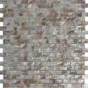 MOP Mother of Pearl Shell Mini Brick Mosaic Tile for Kitchen Backsplashes and Bathroom Tile,Colorful (1 Pack)