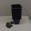 6 Inch Heavy Duty Bed Risers, Furniture Risers for Desk, Chair, Table or Sofa, Couch Lift Risers, Supports up to 2200 lbs per Leg(6 Pack Black)