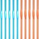uxcell 10Pcs Aluminum Crochet Hook 5mm 5.5mm US Size 8 9 Knitting Needles for DIY Craft Yarn Blue Orange