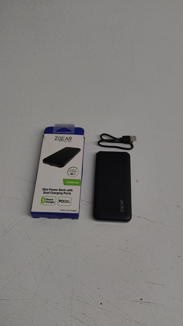 ZGear Slim Power Bank w/ Dual Charging Ports 10,000 mAh