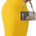 Nimsruc Women Bodycon Maxi Dress Long Sleeve Casual Long Dresses (XX-Large, 6953 Yellow)