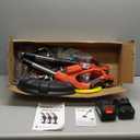 Cordless String Trimmer, Weed Wacker, Nylon Trimmer Head as Its Core Cutting Accessory, Telescopic Shaft and Foldable, 2 x Batteries, String Trimmer Cordless for Lawn, Garden and Yard, Red