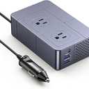 Pure Sine Wave Inverter by KOOSLA, 300W Power Inverter [𝟲𝟬𝗪 𝗣𝗗 𝗨𝗦𝗕-𝗖] DC 12V to AC 110V Car Inverter Plug Adapter Outlet